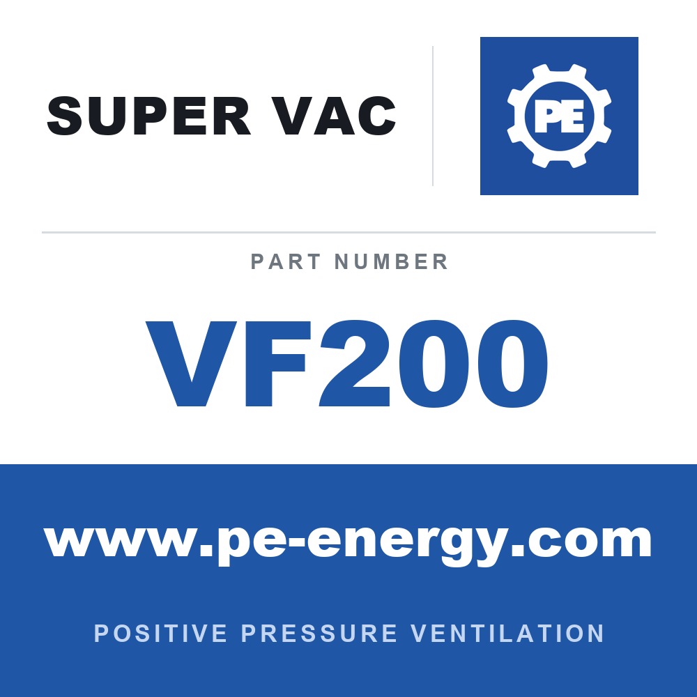 Super Vac VF200 - Super Vac VF200 20" F Series Electric Confined Space Fan, Variable Speed