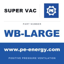 Super Vac WB-LARGE - Super Vac WB LARGE Bracket System for 2.0" Diameter Pipe