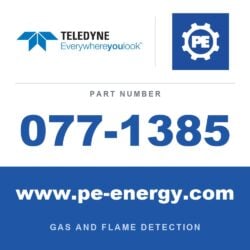 Teledyne 077-1385 - Teledyne Meridian 077-1385 RIGHT ANGLE FITTING, POLYMER FOR 1/8” TUBING