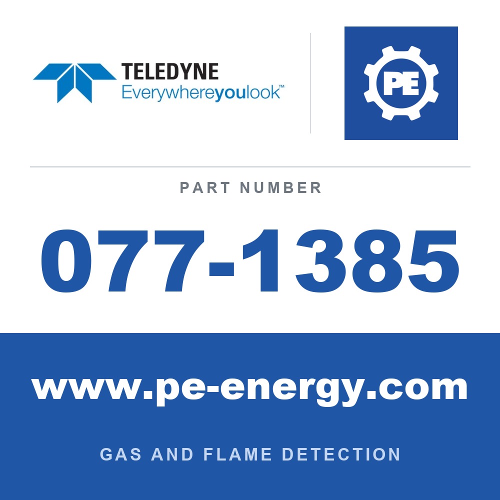 Teledyne 077-1385 - Teledyne Meridian 077-1385 RIGHT ANGLE FITTING, POLYMER FOR 1/8” TUBING
