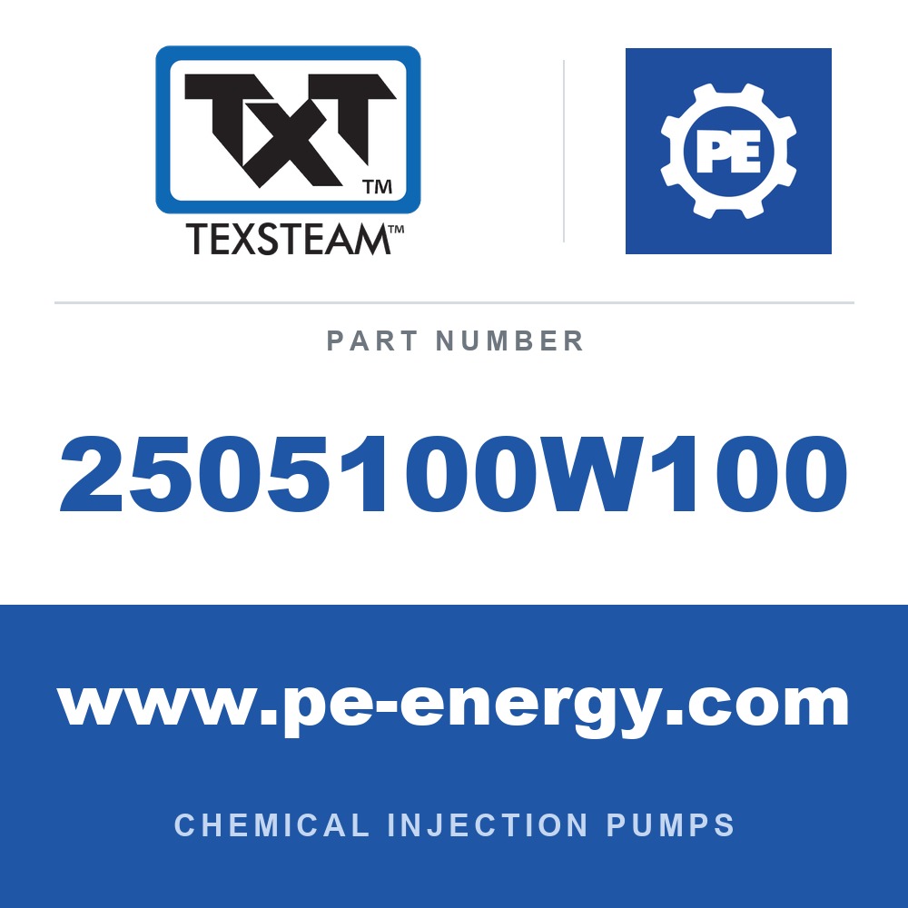 Texsteam 2505100W100 - Texsteam 2505100W100 Pump - 2505 PUMP 1/2 SPLX SS BUN-TEF/BUN W/O GRBOX & BASE