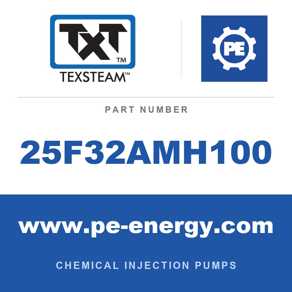 Texsteam 25F32AMH100 - Texsteam 25F32AMH100 Pump - 25F3 PUMP 3/8 DPLX SS BUN-TEF/BUN 30:1