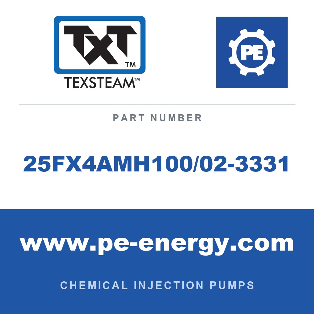Texsteam 25FX4AMH100/02-3331 - Texsteam 25FX4AMH100/02-3331 Pump - 25FX PUMP QUAD (3) 3/8 B-T/B (1)1/4 B/B 30:1 W/MTR