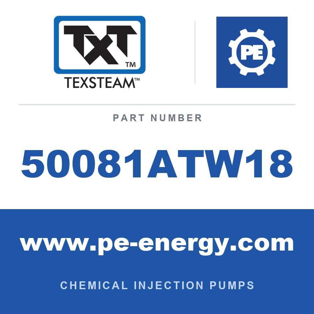 Texsteam 50081ATW18 - Texsteam 50081ATW18 Pump - 5008 PMP, STD, 1-1/4, SS H/B, RGLTR/GAGE F/SR GAS