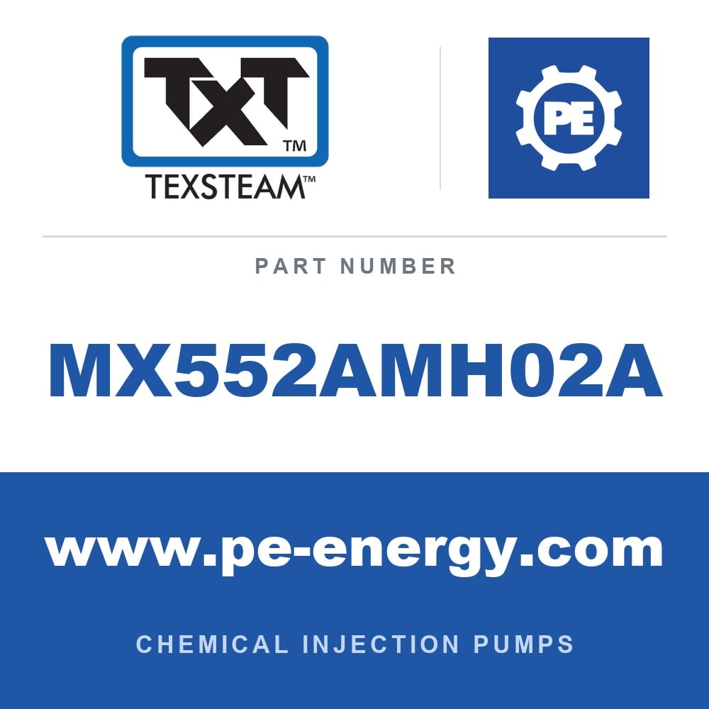 Texsteam MX552AMH02A - Texsteam MX552AMH02A Pump - MX55-2 PUM SS BUN/BUN DPLX STD