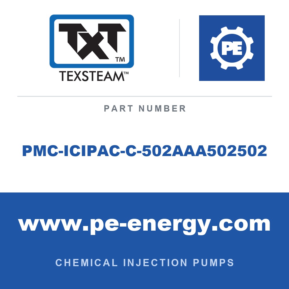 Texsteam PMC-ICIPAC-C-502AAA502502 - Texsteam PMC-ICIPAC-C-502AAA502502 Pump - PUMP, TRI 1/2, ICIP, C1D2, AC/DC SS BUN/BUN S100