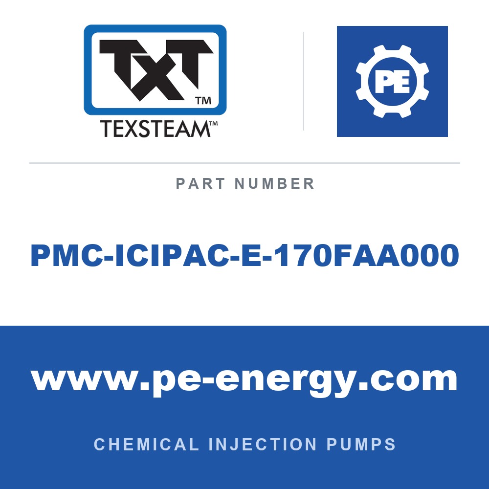 Texsteam PMC-ICIPAC-E-170FAA000 - Texsteam PMC-ICIPAC-E-170FAA000 Pump - PUMP, SPLX 1/4, ICIP, AC/DC COMM I/0 SS SDP/SDP