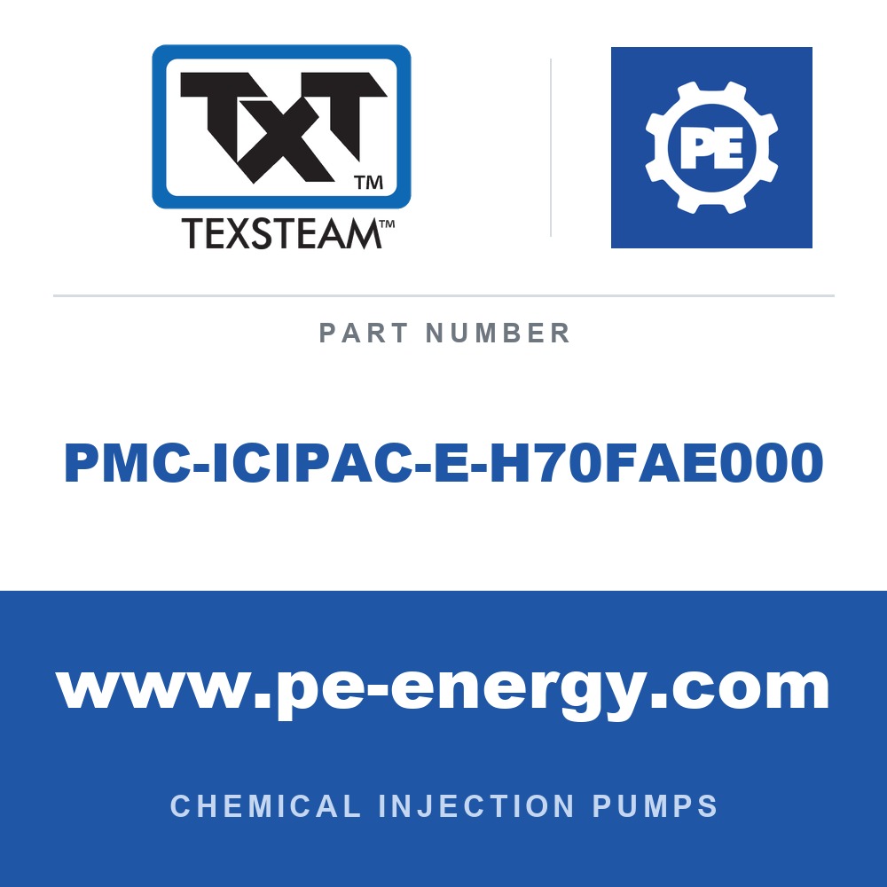 Texsteam PMC-ICIPAC-E-H70FAE000 - Texsteam PMC-ICIPAC-E-H70FAE000 Pump - PUMP, SPLX 1/2 ADJ,ICIP,AC/DC COMM I/O SDP/SDP