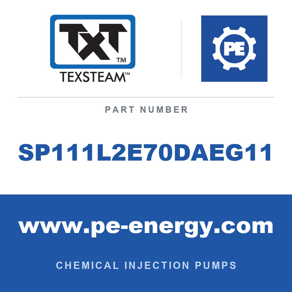 Texsteam SP111L2E70DAEG11 - Texsteam SP111L2E70DAEG11 Pump - TXTICIP150 SP1-1/4 150W 1PNL 2BT S400 2-I/O HE TEM