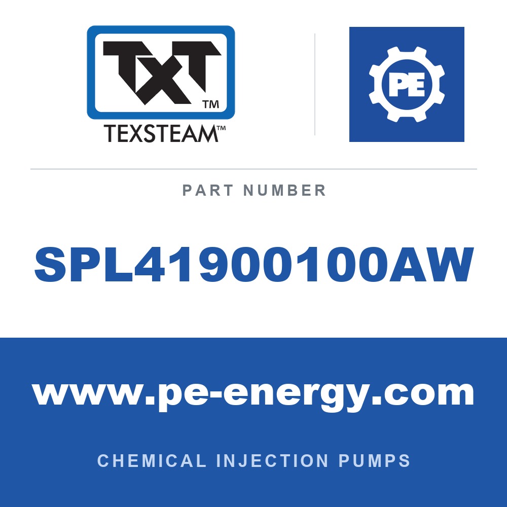 Texsteam SPL41900100AW - Texsteam SPL41900100AW Pump - SPL PMP, STD 3/16 ONE HD SS EXTV/EXTV W/DUAL BODY