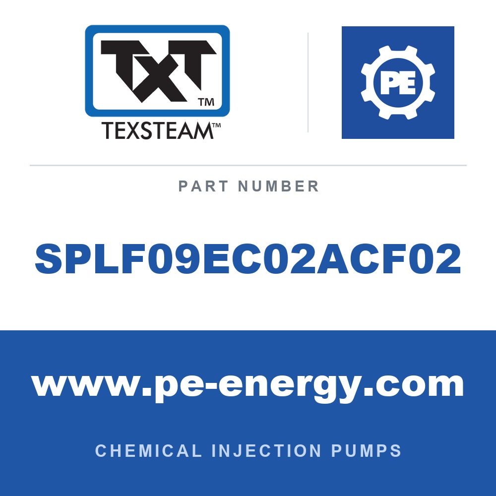 Texsteam SPLF09EC02ACF02 - Texsteam SPLF09EC02ACF02 Pump - SPL,1/4 ADJ, 480W CS 7BAT/2ENCL CID2 SS BUN/BUN PS