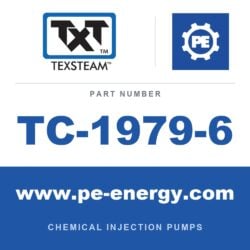 Texsteam TC-1979-6 - Texsteam TC 1979-6 - Pump Head for Chemical Injection Pump