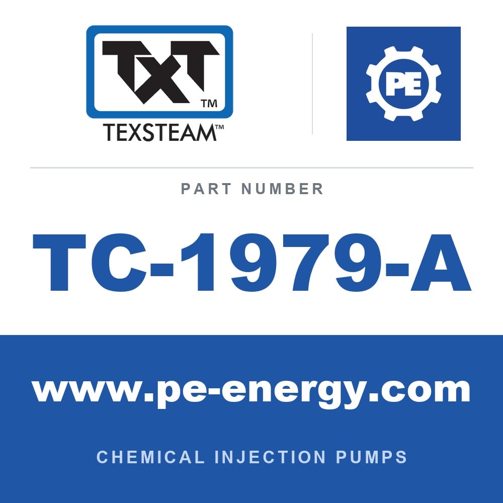 Texsteam TC-1979-A - Texsteam TC 1979-A - Pump Head for Chemical Injection Pump