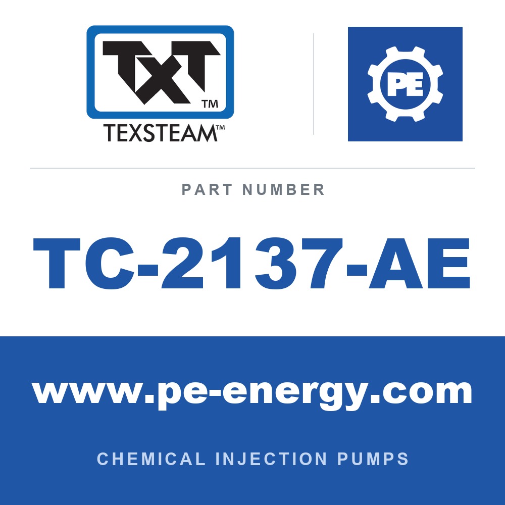 Texsteam TC-2137-AE - Texsteam TC 2137-AE - Pump Head for Chemical Injection Pump