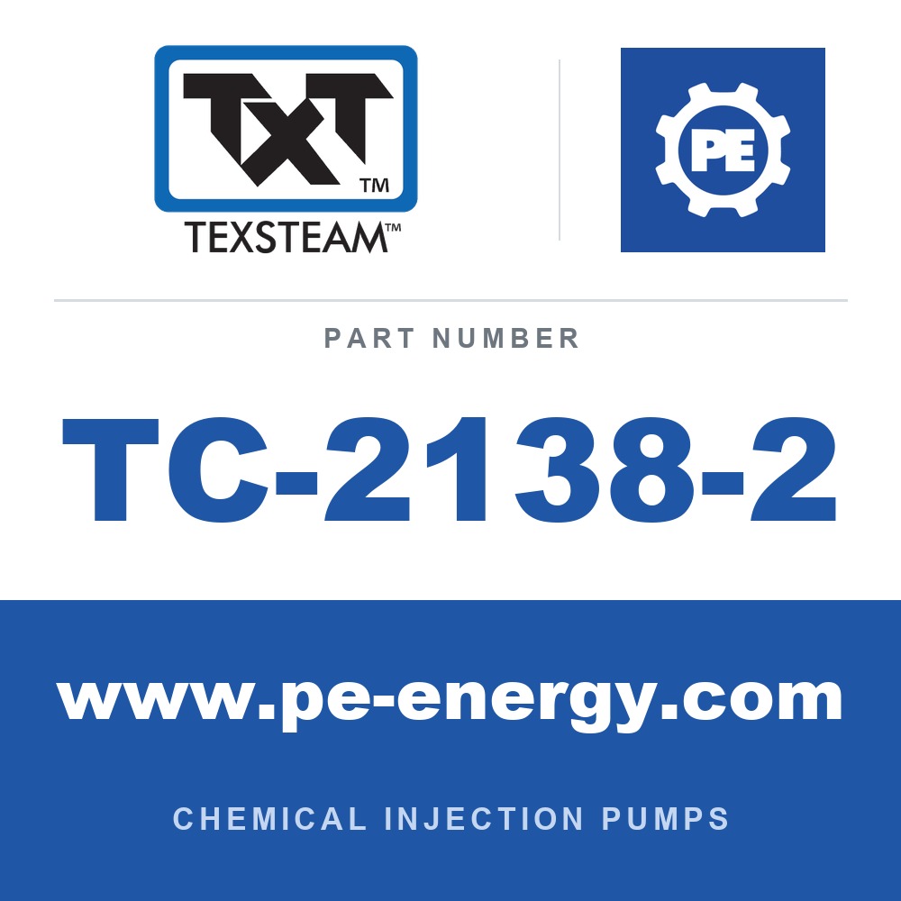 Texsteam TC-2138-2 - Texsteam TC 2138-2 - Pump Head for Chemical Injection Pump