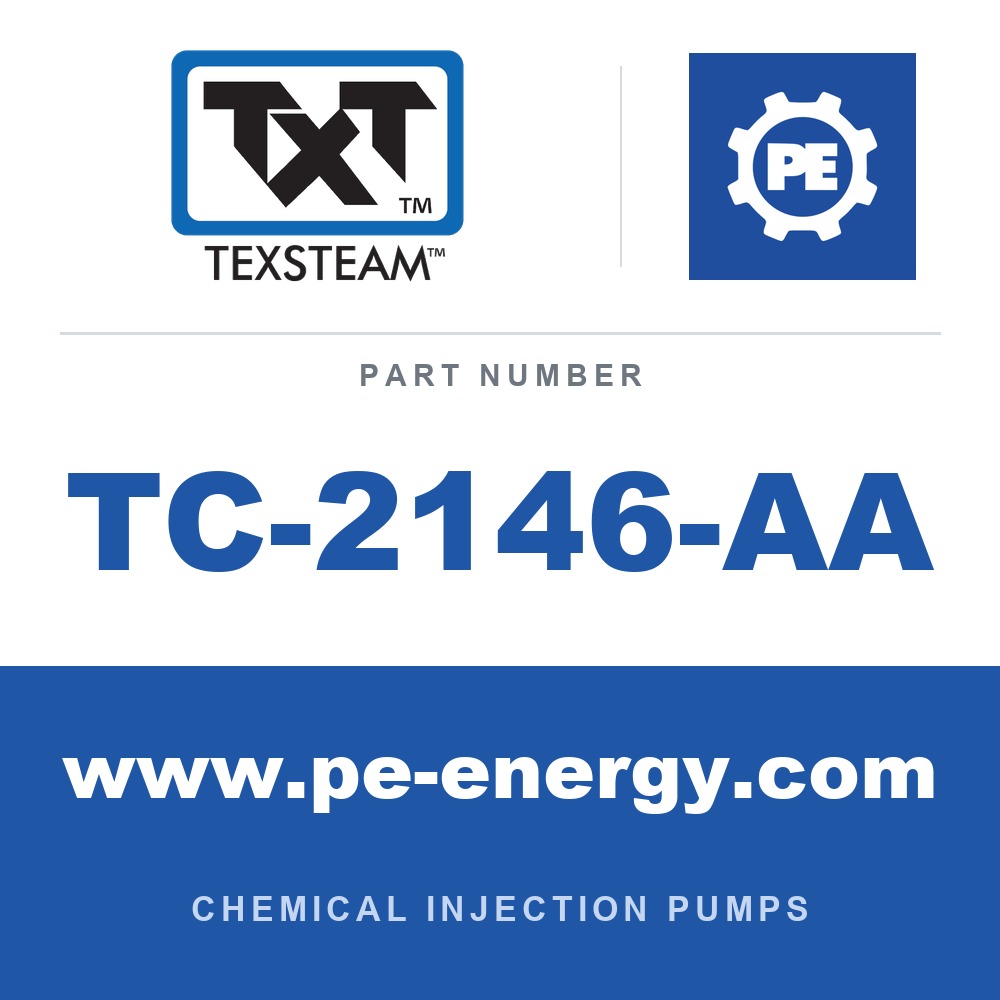 Texsteam TC-2146-AA - Texsteam TC 2146-AA - Pump Head for Chemical Injection Pump