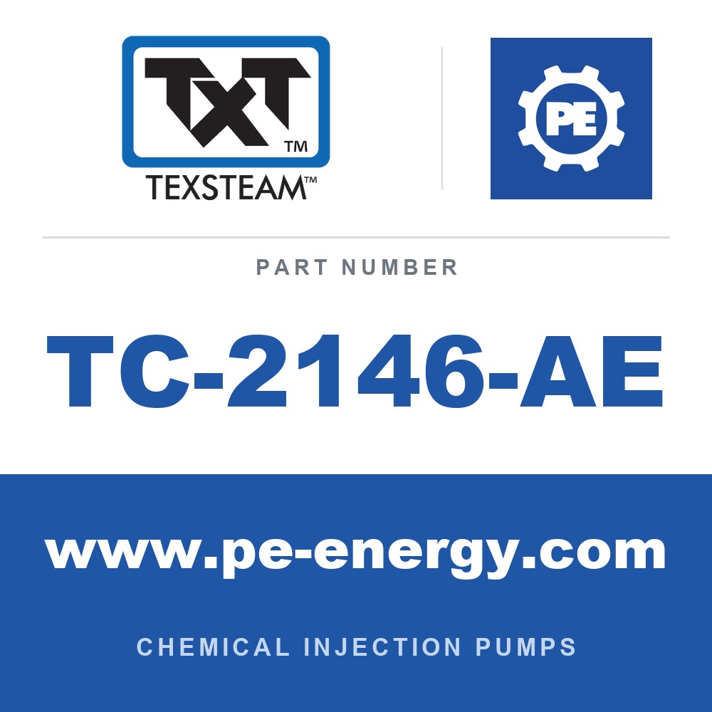 Texsteam TC-2146-AE - Texsteam TC 2146-AE - Pump Head for Chemical Injection Pump