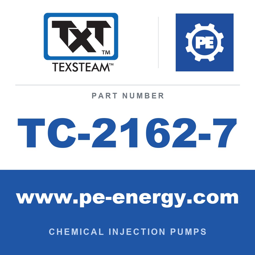 Texsteam TC-2162-7 - Texsteam TC 2162-7 - Pump Head for Chemical Injection Pump