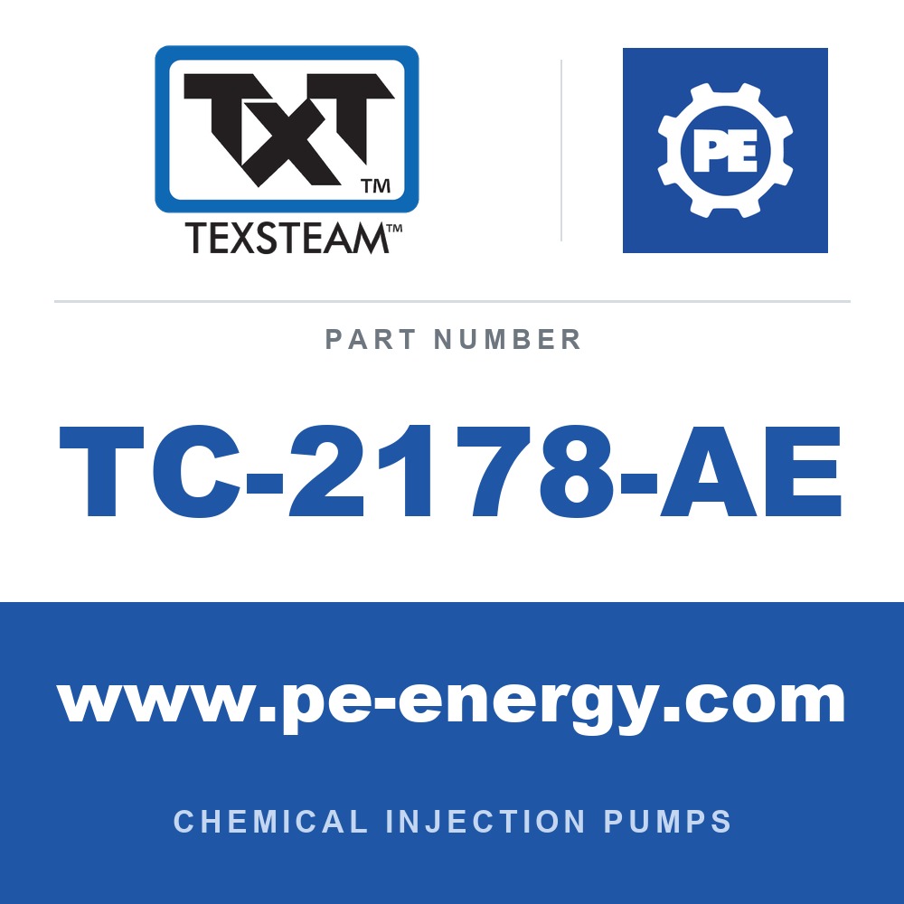 Texsteam TC-2178-AE - Texsteam TC 2178-AE - Pump Head for Chemical Injection Pump