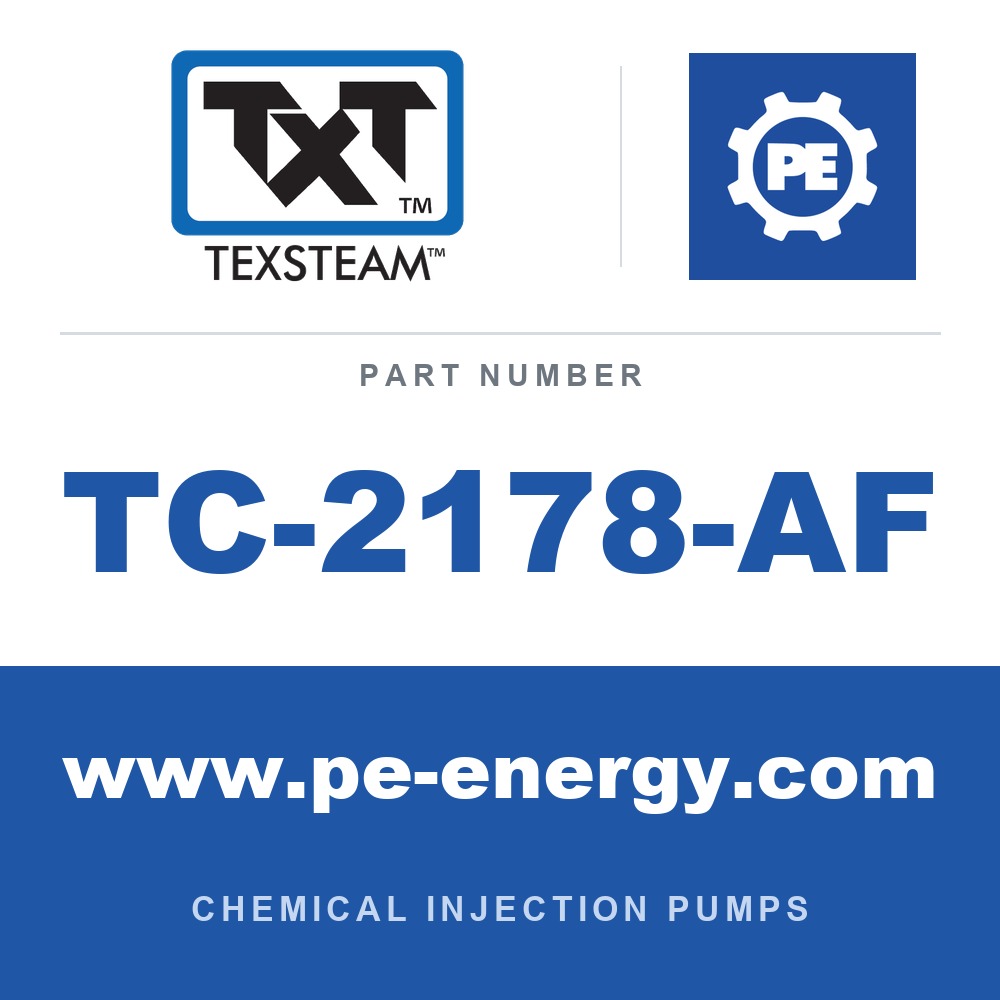 Texsteam TC-2178-AF - Texsteam TC 2178-AF - Pump Head for Chemical Injection Pump