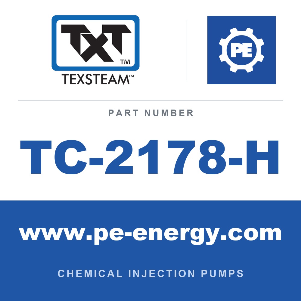 Texsteam TC-2178-H - Texsteam TC 2178-H - Pump Head for Chemical Injection Pump