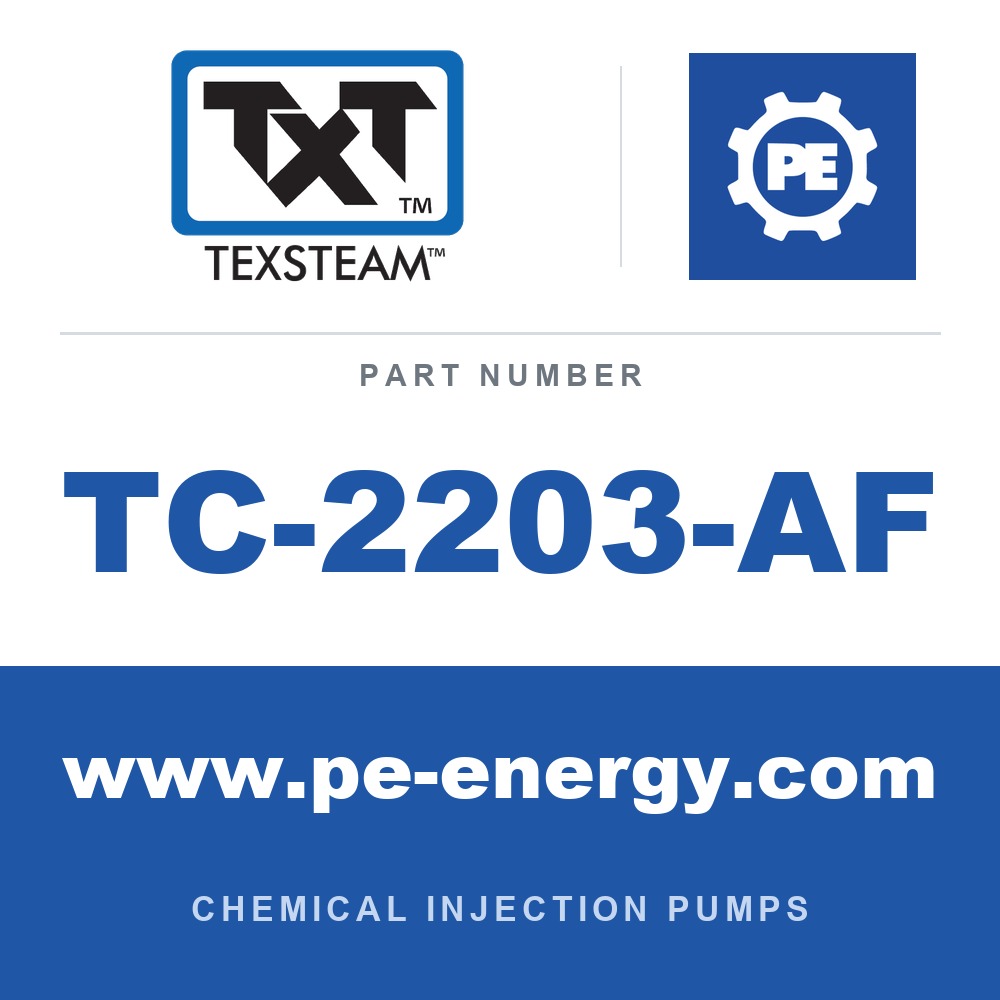 Texsteam TC-2203-AF - Texsteam TC 2203-AF - Pump Head for Chemical Injection Pump
