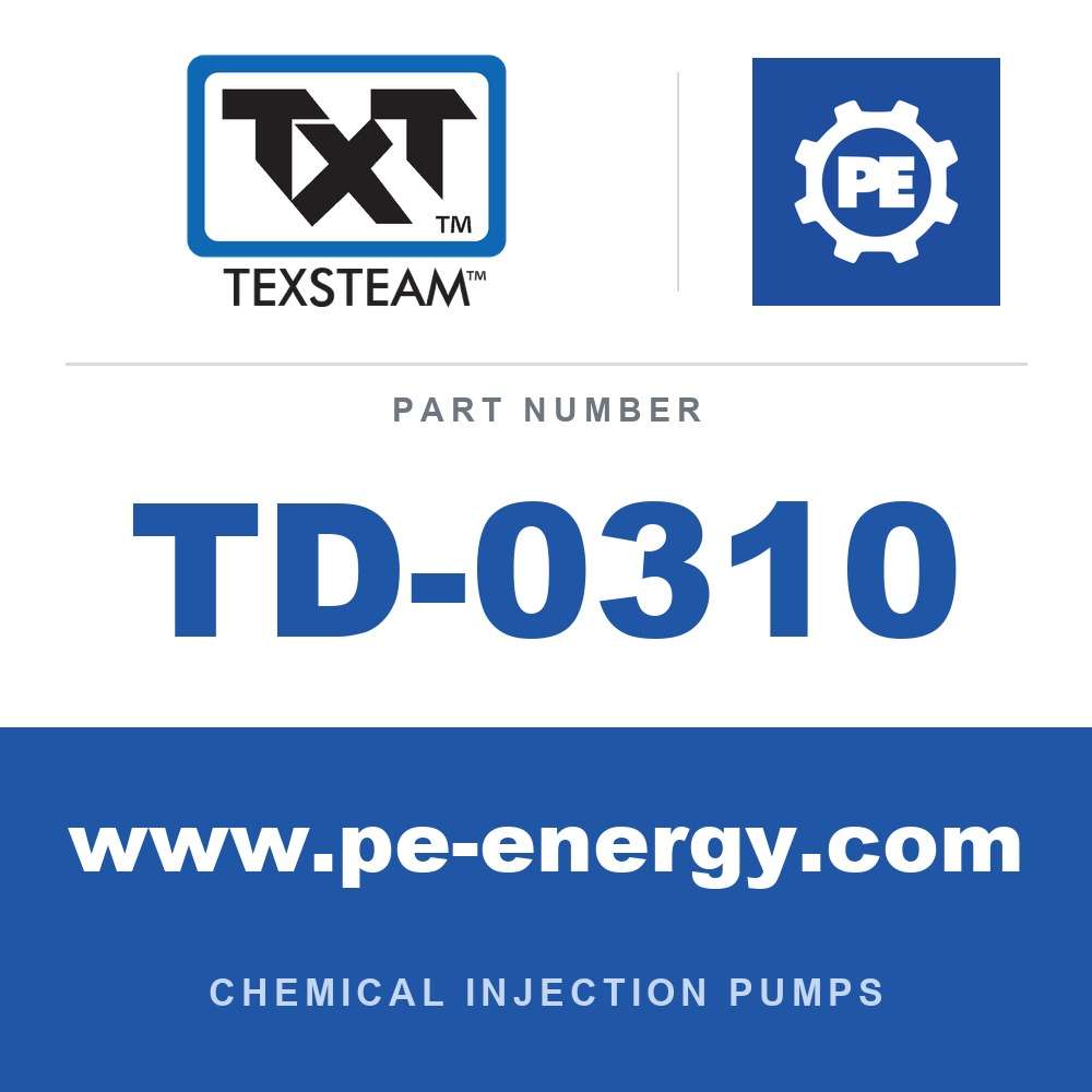 Texsteam TD-0310 - Texsteam TD 0310 - Plunger Mechanism Part for Chemical Injection Pump