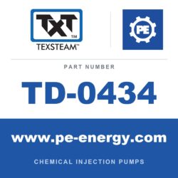 Texsteam TD-0434 - Texsteam TD 0434 - Plunger Mechanism Part for Chemical Injection Pump