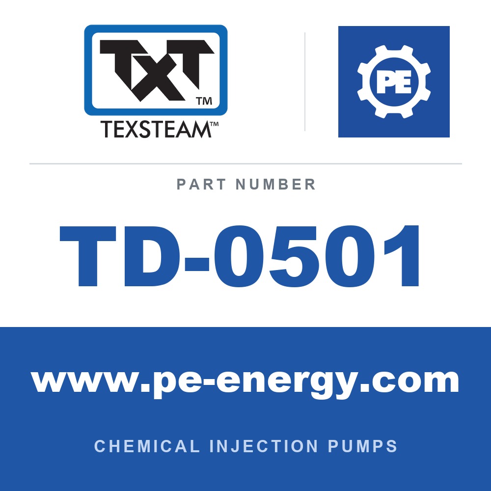 Texsteam TD-0501 - Texsteam TD 0501 - Plunger Mechanism Part for Chemical Injection Pump