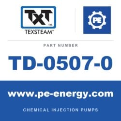 Texsteam TD-0507-0 - Texsteam TD 0507-0 - Plunger Mechanism Part for Chemical Injection Pump