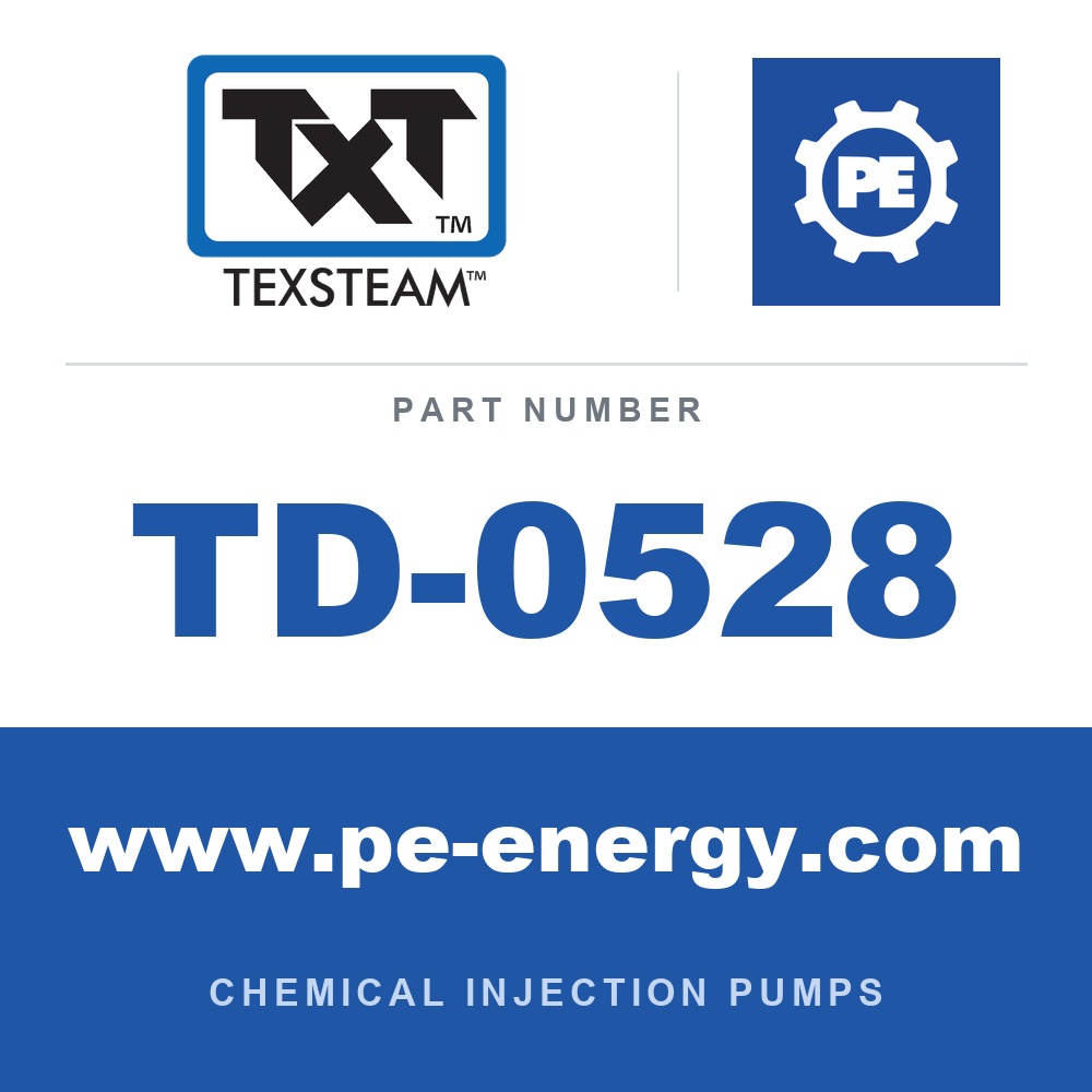 Texsteam TD-0528 - Texsteam TD 0528 - Plunger Mechanism Part for Chemical Injection Pump