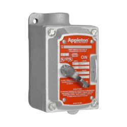 Appleton Contender Series Factory Sealed Manual Motor Starters and Contactors