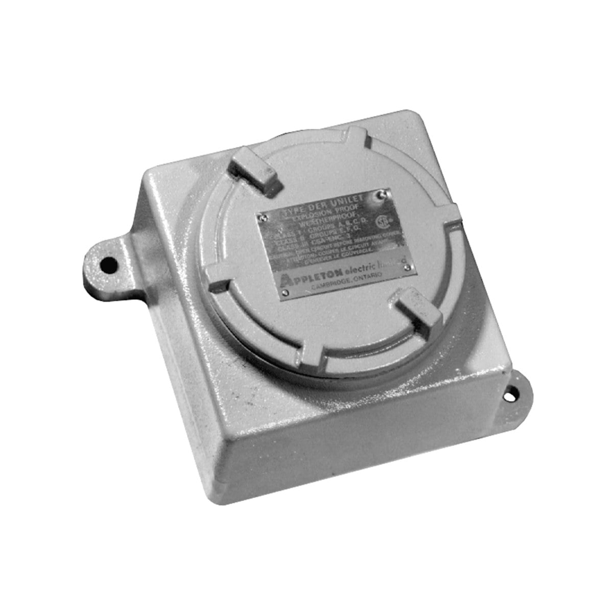 Appleton DER and GUB Cast Junction Boxes DER1C1X4