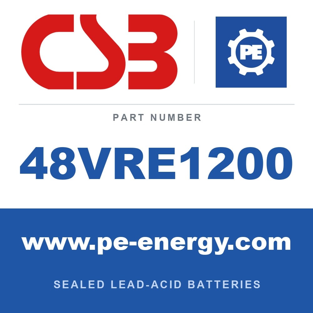 CSB Battery 48VRE1200 - CSB 48VRE1200 48V 1200Ah 57.6kWh Renewable Energy Battery System