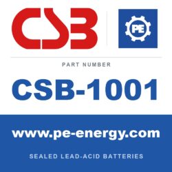 CSB Battery CSB-1001 - CSB-1001 Replacement Battery Pack, Replaces RBC4, 1 x GP12120F2 12V 12Ah