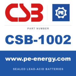 CSB Battery CSB-1002 - CSB-1002 Replacement Battery Pack, Replaces RBC5, 2 x GP1272F2 12V 8Ah