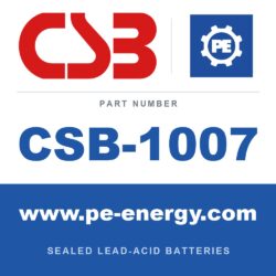 CSB Battery CSB-1007 - CSB-1007 Replacement Battery Pack, Replaces RBC12, 8 x GP1272F2 12V 8Ah