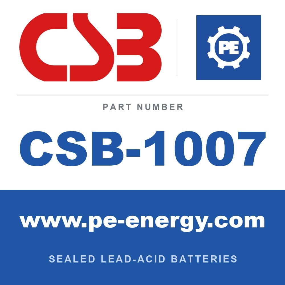 CSB Battery CSB-1007 - CSB-1007 Replacement Battery Pack, Replaces RBC12, 8 x GP1272F2 12V 8Ah
