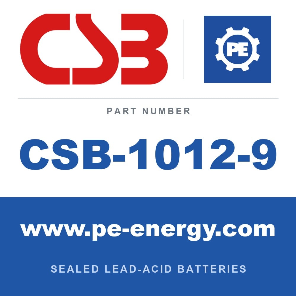 CSB Battery CSB-1012-9 - CSB-1012-9 Replacement Battery Pack, Replaces RBC-22, 2 x HR1234WF2 12V 9Ah