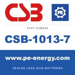 CSB Battery CSB-1013-7 - CSB-1013-7 Replacement Battery Pack, Replaces RBC-23, 4 x GP1272F2 12V 8Ah