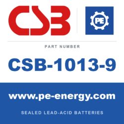 CSB Battery CSB-1013-9 - CSB-1013-9 Replacement Battery Pack, Replaces RBC-23, 4 x HR1234WF2 12V 9Ah