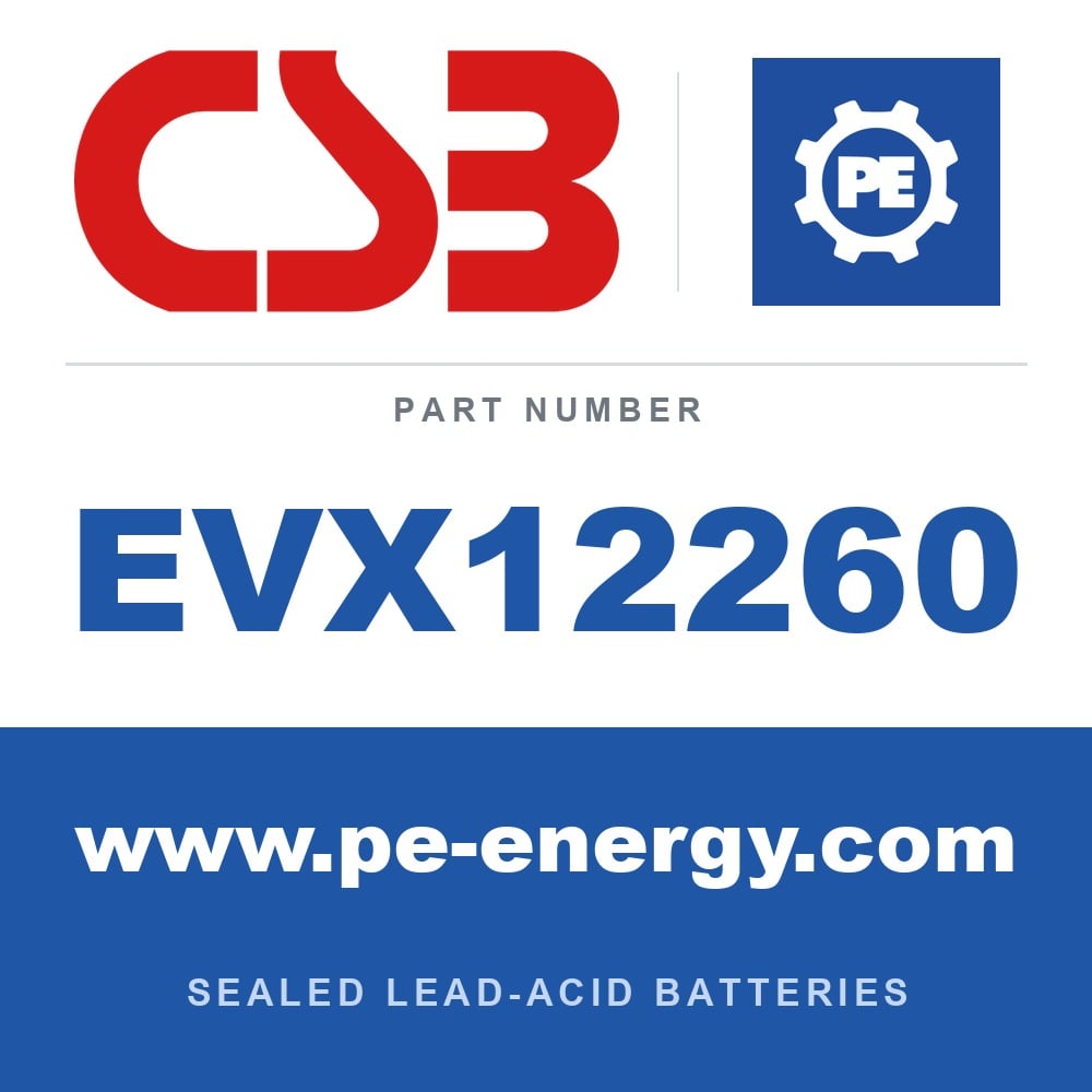 CSB Battery EVX12260 - CSB EVX12260 12V 26Ah Sealed Lead-Acid Battery
