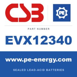 CSB Battery EVX12340 - CSB EVX12340 12V 34Ah Sealed Lead-Acid Battery