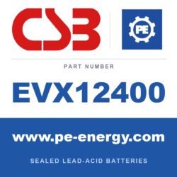 CSB Battery EVX12400 - CSB EVX12400 12V 40Ah Sealed Lead-Acid Battery