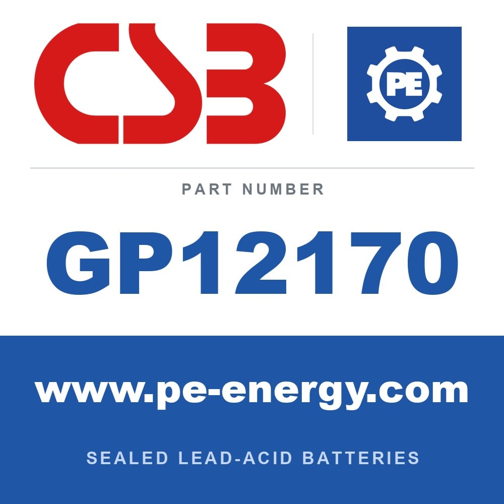 CSB Battery GP12170 - CSB GP12170 12V 17Ah Sealed Lead-Acid Battery
