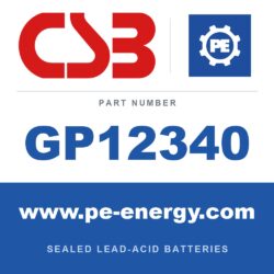 CSB Battery GP12340 - CSB GP12340 12V 34Ah Sealed Lead-Acid Battery