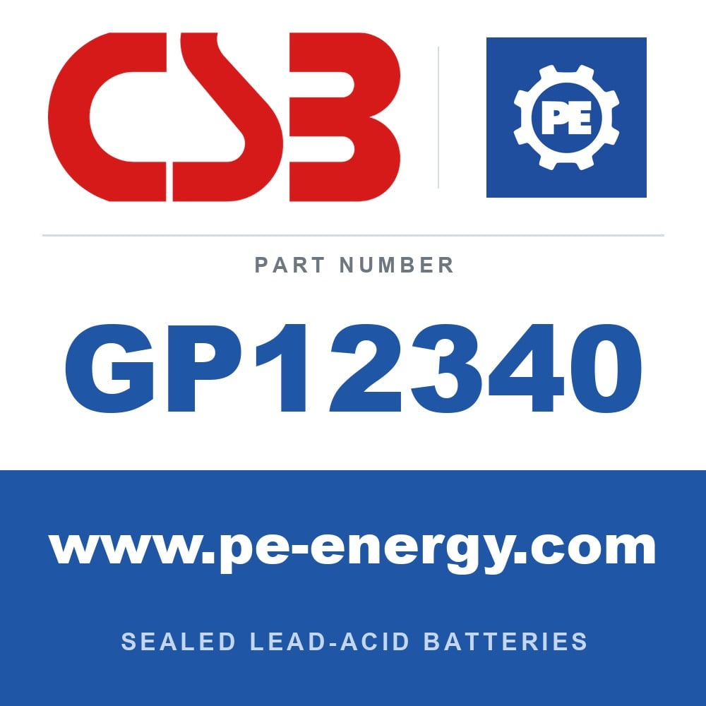 CSB Battery GP12340 - CSB GP12340 12V 34Ah Sealed Lead-Acid Battery