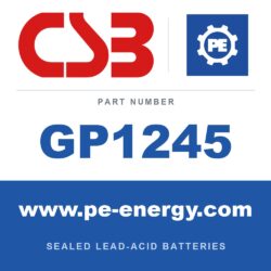 CSB Battery GP1245 - CSB GP1245 12V 4.5Ah Sealed Lead-Acid Battery