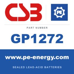 CSB Battery GP1272 - CSB GP1272 12V 7.2Ah Sealed Lead-Acid Battery