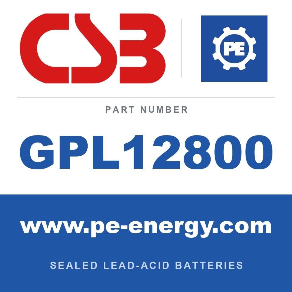 CSB Battery GPL12800 - CSB GPL12800 12V 75Ah Sealed Lead-Acid Battery